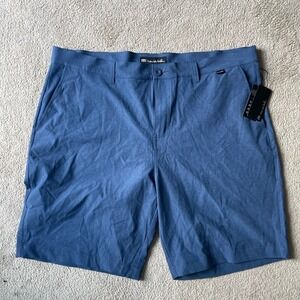 Travis Mathew Beck Shorts Mens Size 40 Vintage Indigo‎ Blue Golf Performance
